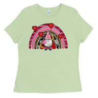 Matcha valentines day gnomes rainbow Ladies Tee - RanaPortraitStore