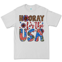 Dove Grey hooray for the usa Premium Tee - Artiststas