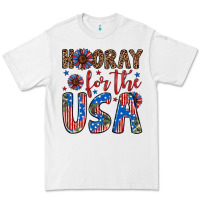 White hooray for the usa Premium Tee - Artiststas