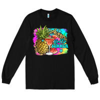 Black hello summer Long Sleeve Tee - JahusDesignShop