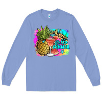 Colony Blue hello summer Long Sleeve Tee - JahusDesignShop