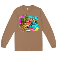 Toasted Coconut hello summer Long Sleeve Tee - JahusDesignShop