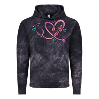 Cloud Black nurse heart Vintage Hoodie - MaliasSmallBusiness