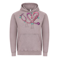Vintage Zinc nurse heart Vintage Hoodie - MaliasSmallBusiness