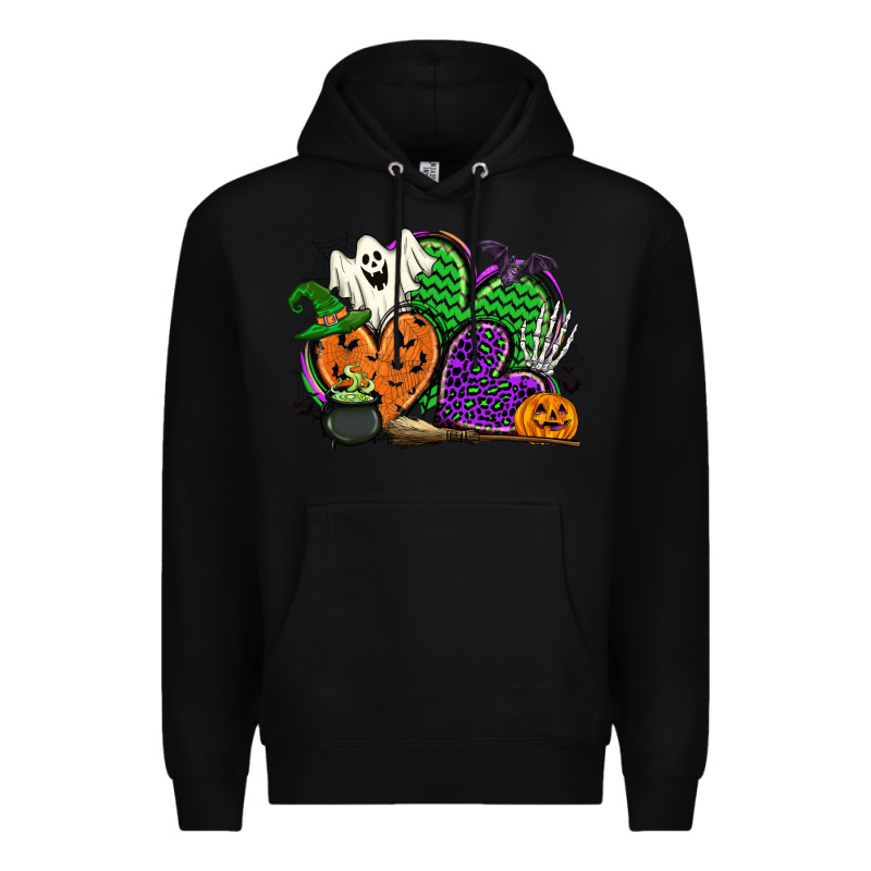 Halloween Heart Premium Hoodie by CowGirlArtShop | Teevron