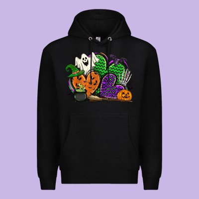 Halloween Heart Premium Hoodie Designed By Cowgirlartshop