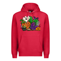 Cardinal halloween heart Premium Hoodie - CowGirlArtShop