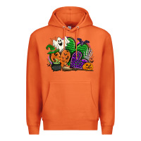 Carrot halloween heart Premium Hoodie - CowGirlArtShop