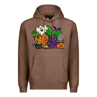 Chestnut halloween heart Premium Hoodie - CowGirlArtShop