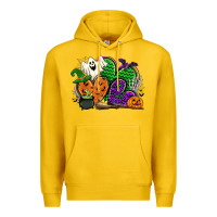 Lemon halloween heart Premium Hoodie - CowGirlArtShop