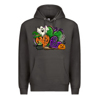 Smoke halloween heart Premium Hoodie - CowGirlArtShop