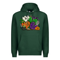 Sports Green halloween heart Premium Hoodie - CowGirlArtShop