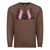 Chestnut pink christmas trees Premium Sweatshirt - CowGirlArtShop