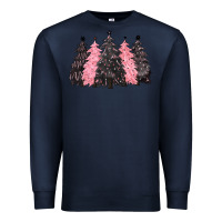 Pink Christmas Trees Premium Sweatshirt | Teevron