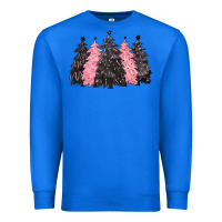 True Royal pink christmas trees Premium Sweatshirt - CowGirlArtShop