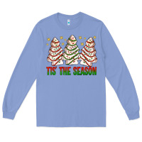 Colony Blue tis' the season with christmas cakes  bbs Long Sleeve Tee - BundleAndBundleShop