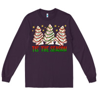 Plum tis' the season with christmas cakes  bbs Long Sleeve Tee - BundleAndBundleShop
