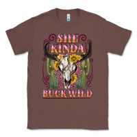 Chestnut she kinda buck wild with bull skull Classic Tee - NancyCooperArtShop