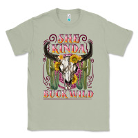 Matcha she kinda buck wild with bull skull Classic Tee - NancyCooperArtShop