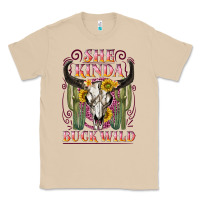 Mushroom she kinda buck wild with bull skull Classic Tee - NancyCooperArtShop