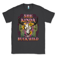 Smoke she kinda buck wild with bull skull Classic Tee - NancyCooperArtShop