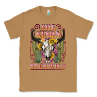 Toasted Coconut she kinda buck wild with bull skull Classic Tee - NancyCooperArtShop