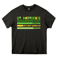 Asphalt st. patricks lucky clover  artiststas Heavy Core Tee - Artiststas