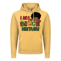 Vintage Mustard i am black history black boy Vintage Hoodie - MaliasSmallBusiness