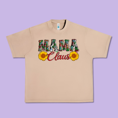 Mama Claus Urban Heavy Tee Designed By Adodesignshop
