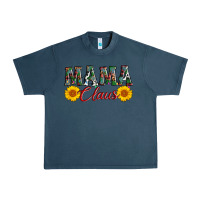 Midnight Navy mama claus Urban Heavy Tee - AdoDesignShop