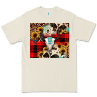 Bone bullskull Sunflower Premium Tee - JahusDesignShop