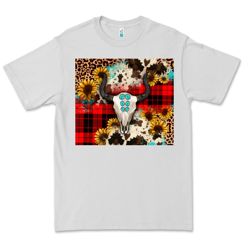 Bullskull Sunflower Premium Tee by JahusDesignShop | Teevron