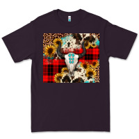 Plum bullskull Sunflower Premium Tee - JahusDesignShop
