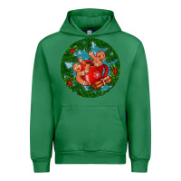 Emerald gingerbread men with hot chocolate Urban Hoodie - BundleAndBundleShop