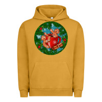 Pigment Peanut Butter gingerbread men with hot chocolate Urban Hoodie - BundleAndBundleShop