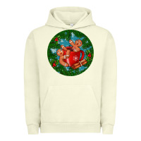 Pigment Pistachio gingerbread men with hot chocolate Urban Hoodie - BundleAndBundleShop
