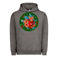 Pigment Tornado gingerbread men with hot chocolate Urban Hoodie - BundleAndBundleShop