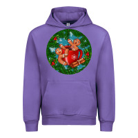 Tulip gingerbread men with hot chocolate Urban Hoodie - BundleAndBundleShop