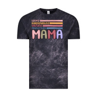 Cloud Black mama Vintage Tee - MaliasSmallBusiness