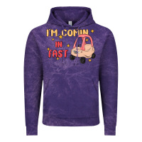 Cloud Purple i'm comin in fast Vintage Hoodie - MaliasSmallBusiness
