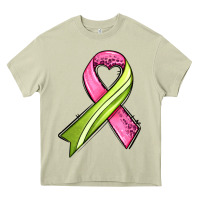 Mossy breast cancer sport ribbons Heavy Core Tee - AdoDesignShop