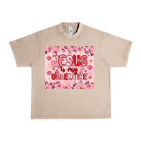 French Oak jesus is my valentine Urban Heavy Tee - MaliasSmallBusiness