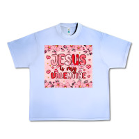 Grape Ice jesus is my valentine Urban Heavy Tee - MaliasSmallBusiness