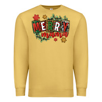 Antique Gold merry mama Premium Sweatshirt - CowGirlArtShop