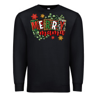 Black merry mama Premium Sweatshirt - CowGirlArtShop
