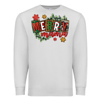 Dove Grey merry mama Premium Sweatshirt - CowGirlArtShop
