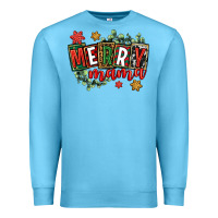 Ocean Blue merry mama Premium Sweatshirt - CowGirlArtShop