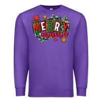 Purple merry mama Premium Sweatshirt - CowGirlArtShop