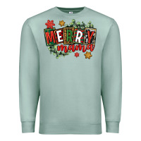 Seafoam merry mama Premium Sweatshirt - CowGirlArtShop