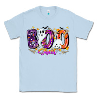 Dusty Blue boo sheet Classic Tee - CowhideDigitalArt